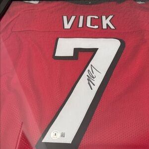 Mike Vick Autographed NFL Atlanta Falcons Jersey